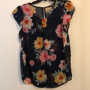 Ups & Downs Floral Blouse